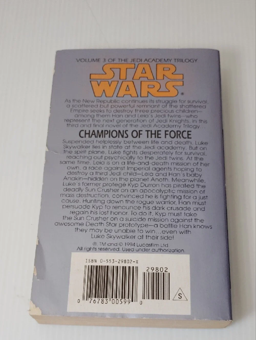 Star Wars champions see